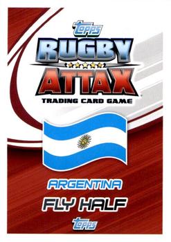 2015 Topps Rugby Attax #5 Nicolas Sanchez Back